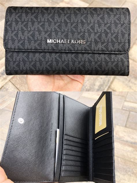 michael kors houston large|michael kors large trifold wallet.